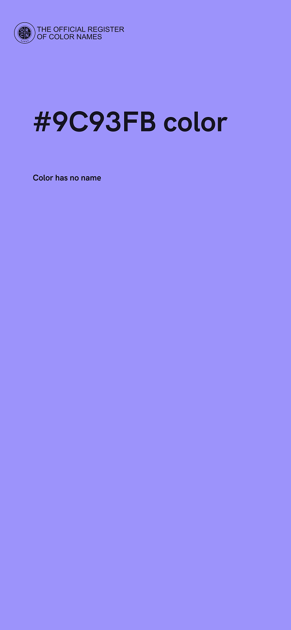 #9C93FB color image