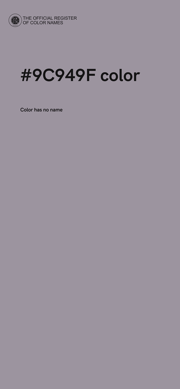 #9C949F color image