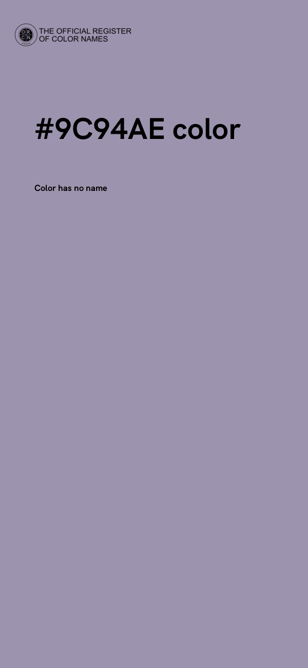 #9C94AE color image