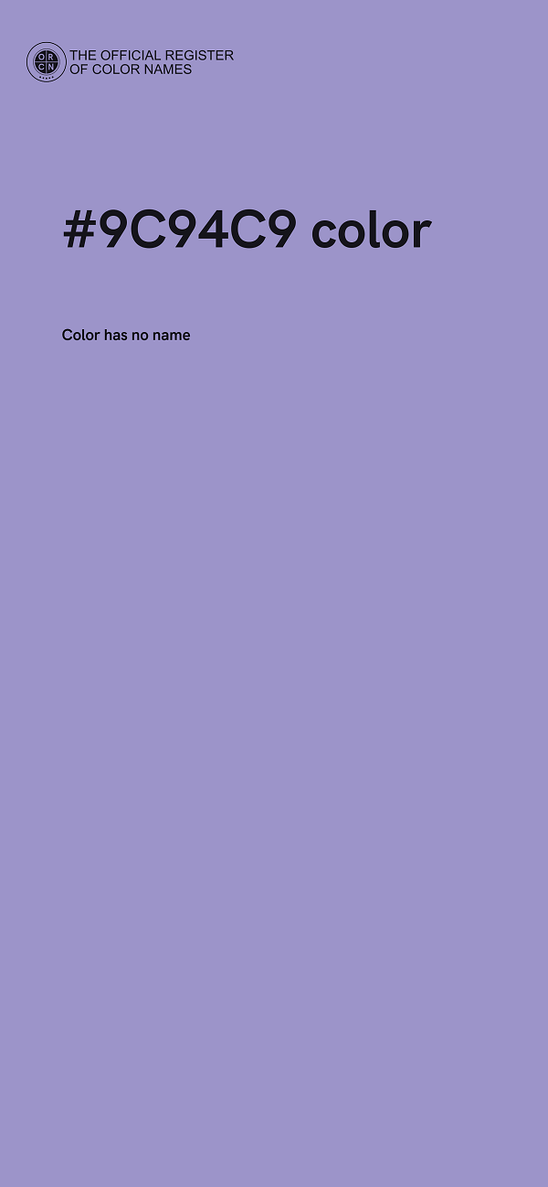 #9C94C9 color image