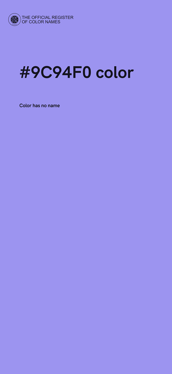#9C94F0 color image