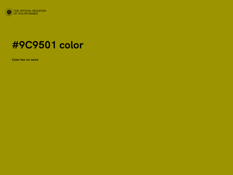 #9C9501 color image