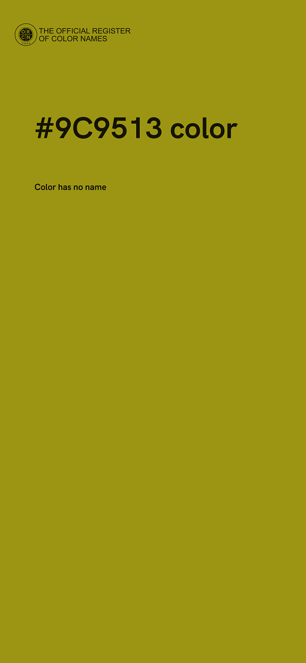 #9C9513 color image