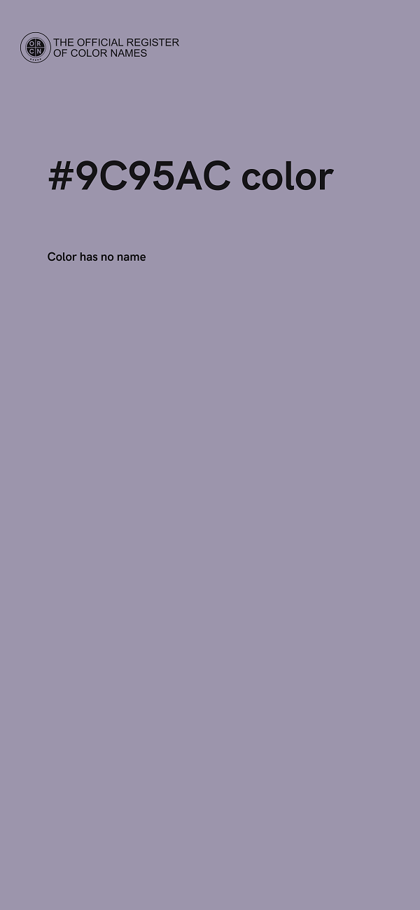 #9C95AC color image
