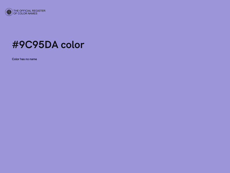 #9C95DA color image