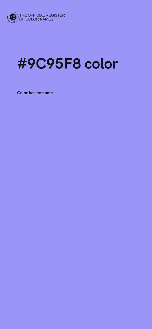 #9C95F8 color image