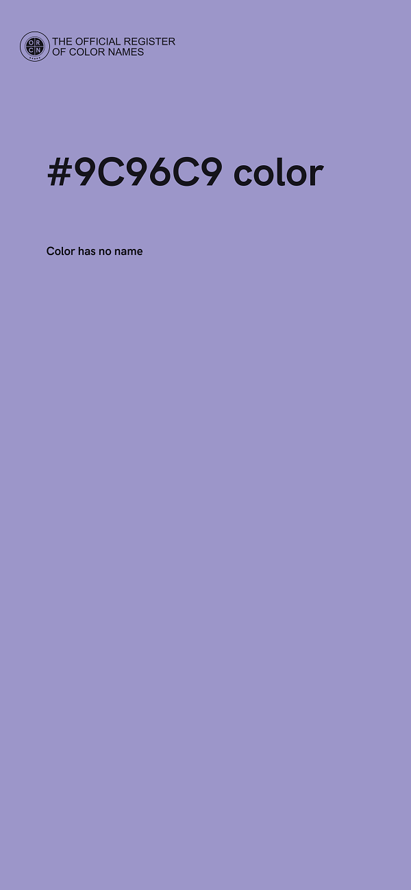 #9C96C9 color image