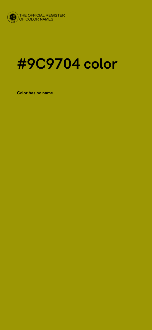 #9C9704 color image