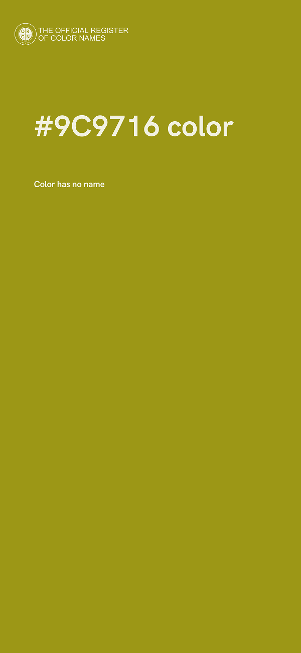 #9C9716 color image