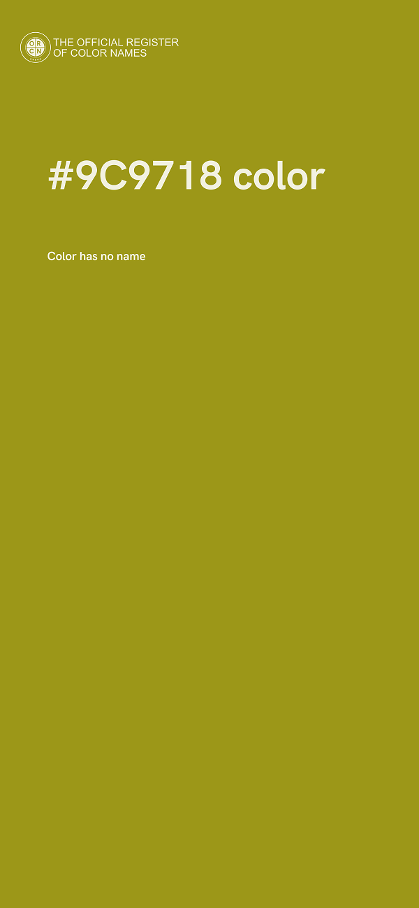 #9C9718 color image