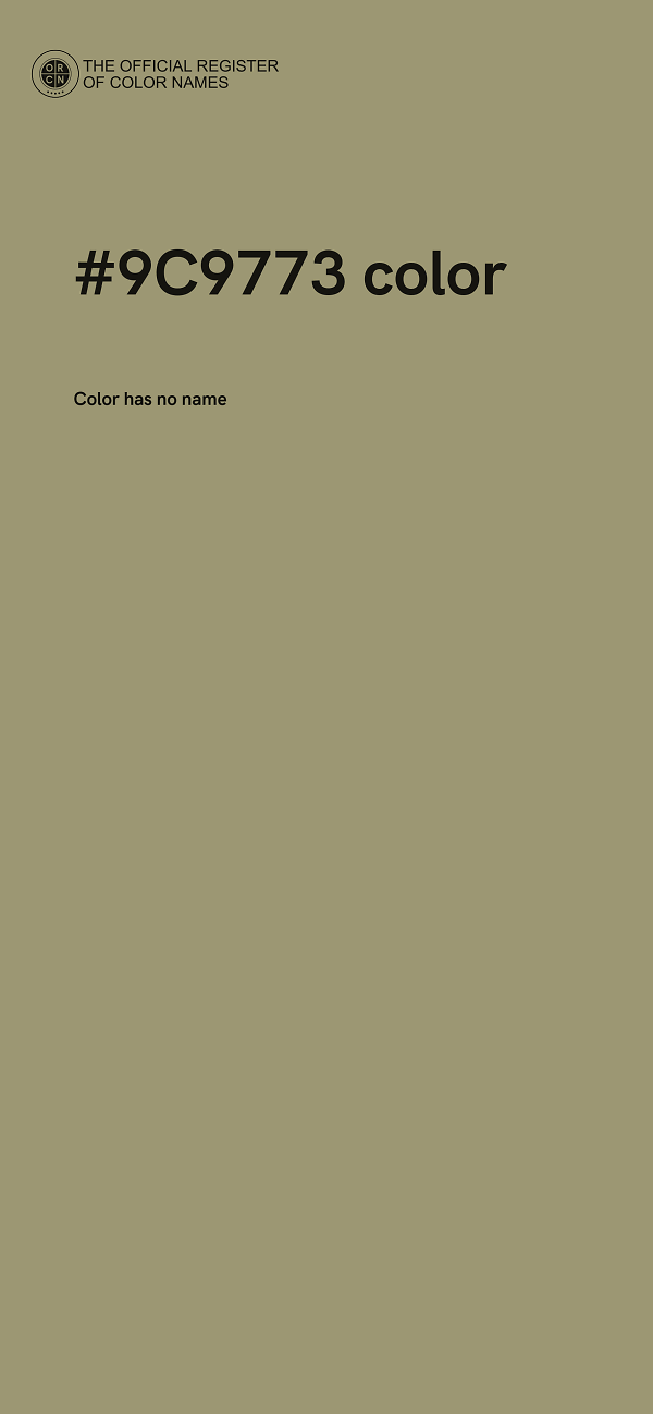 #9C9773 color image