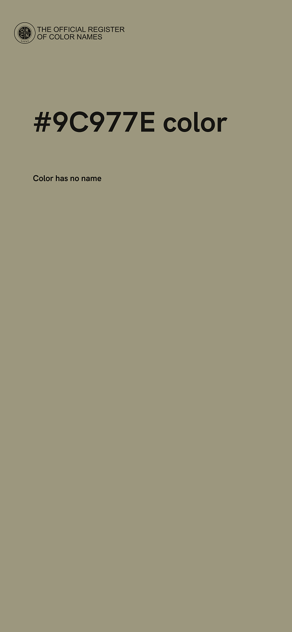 #9C977E color image