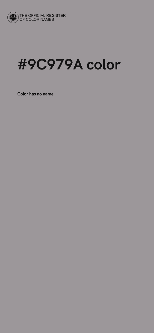 #9C979A color image