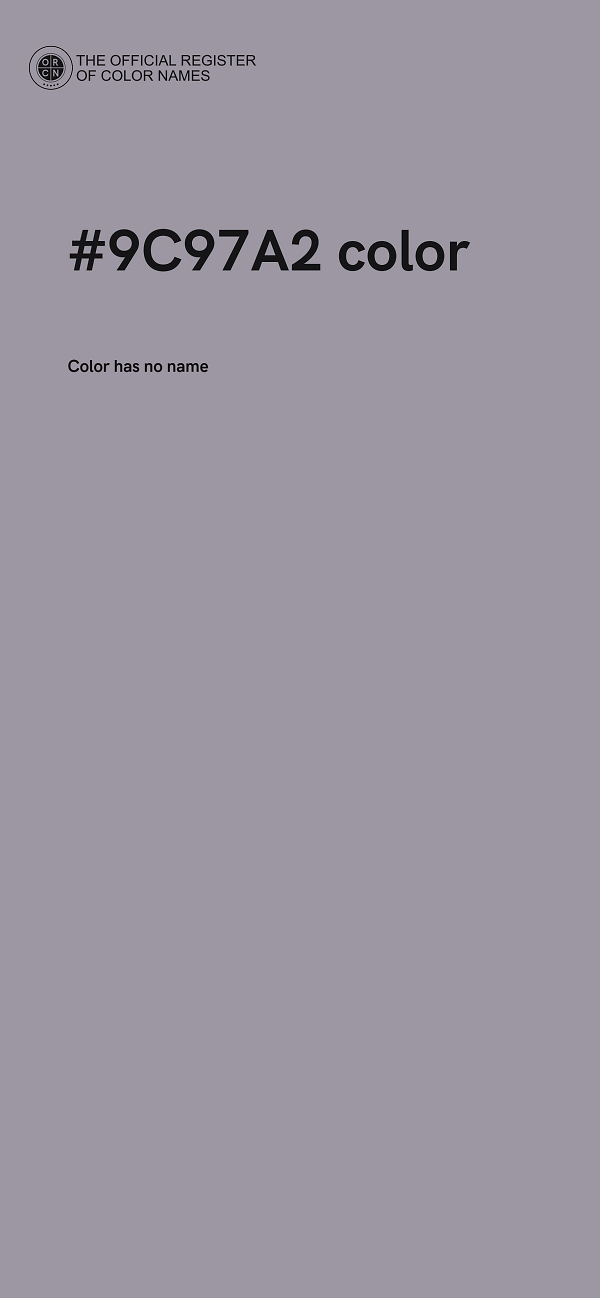 #9C97A2 color image