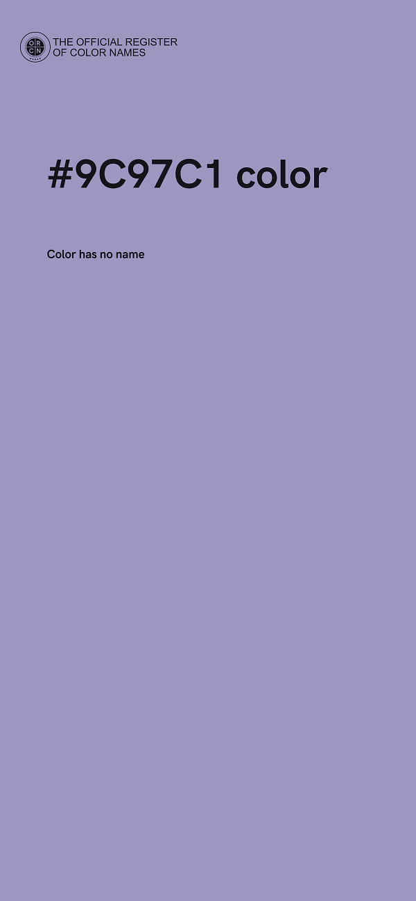 #9C97C1 color image