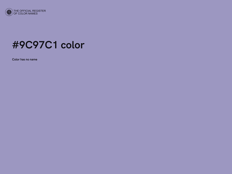 #9C97C1 color image