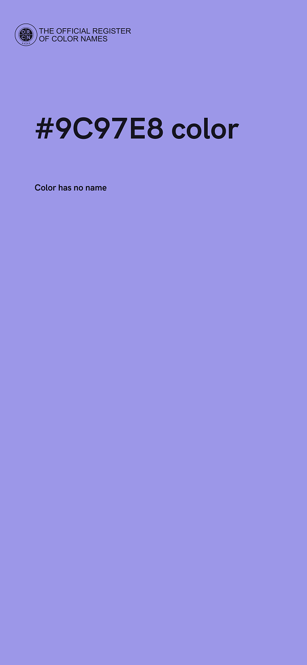 #9C97E8 color image