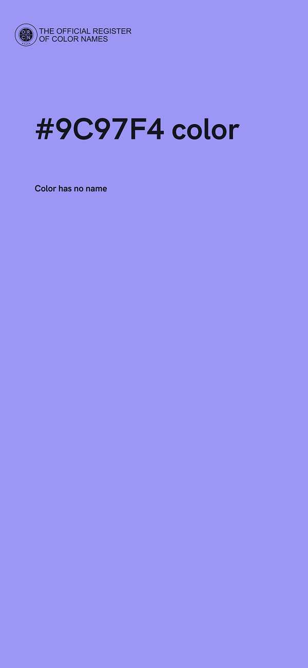 #9C97F4 color image