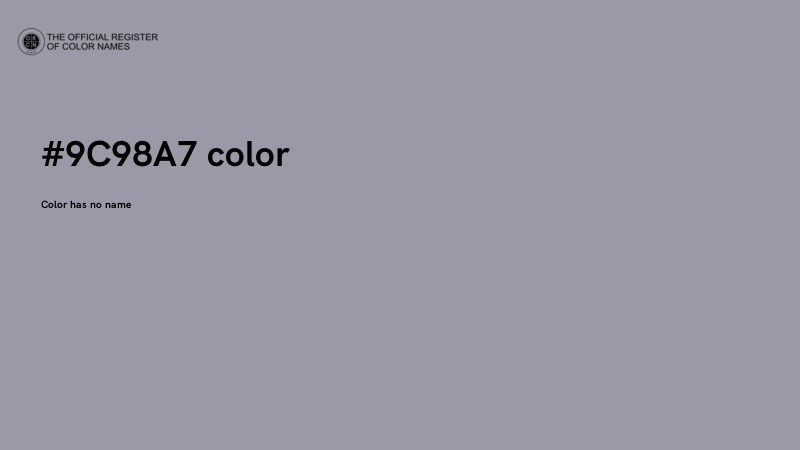 #9C98A7 color image