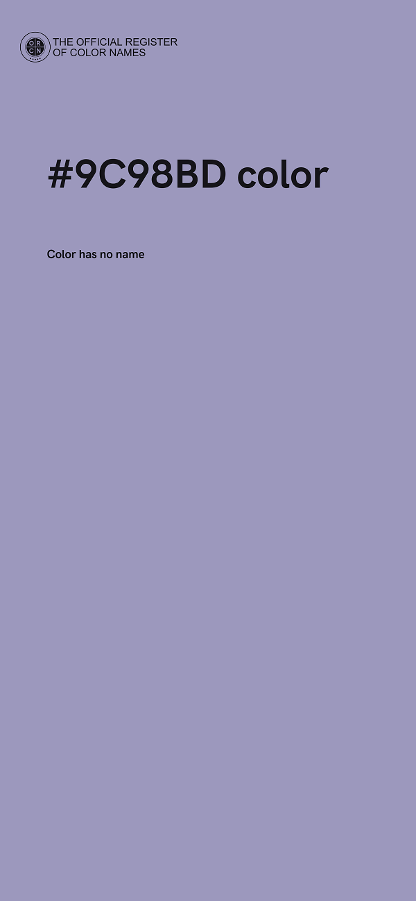#9C98BD color image