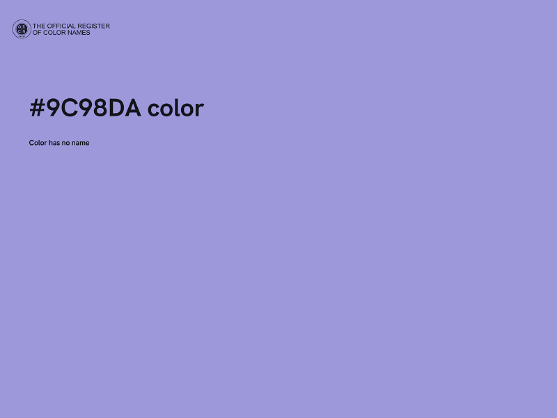 #9C98DA color image