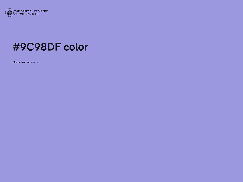 #9C98DF color image