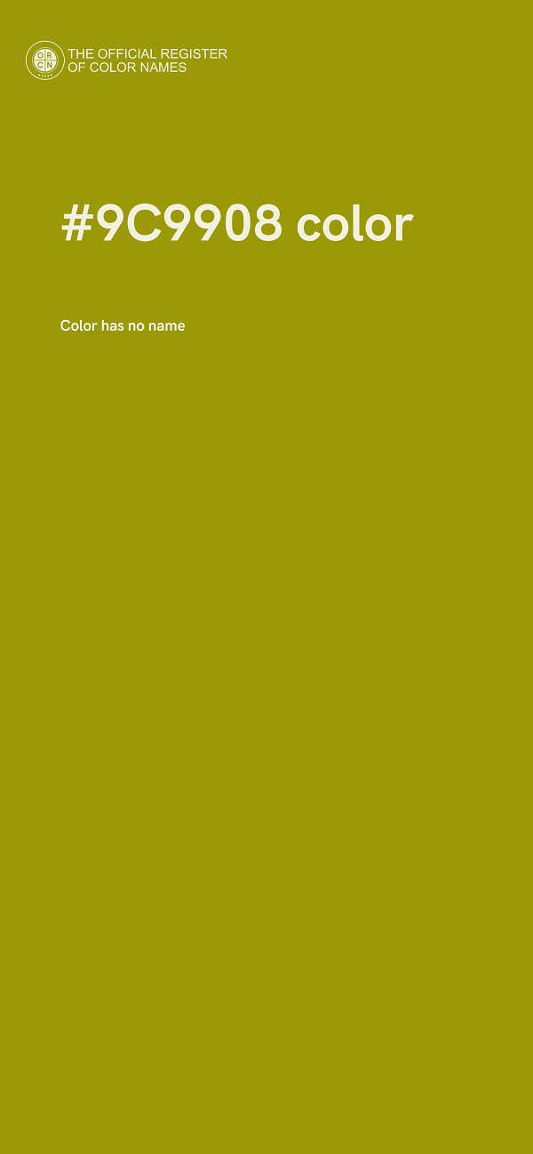 #9C9908 color image