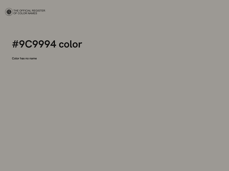 #9C9994 color image