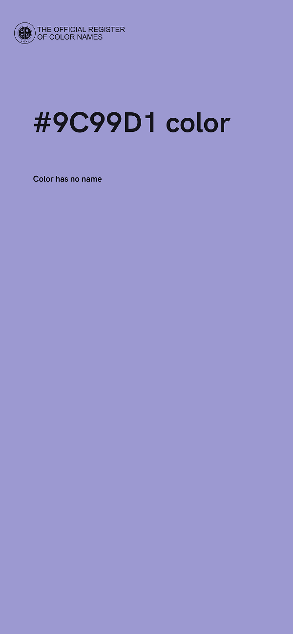#9C99D1 color image