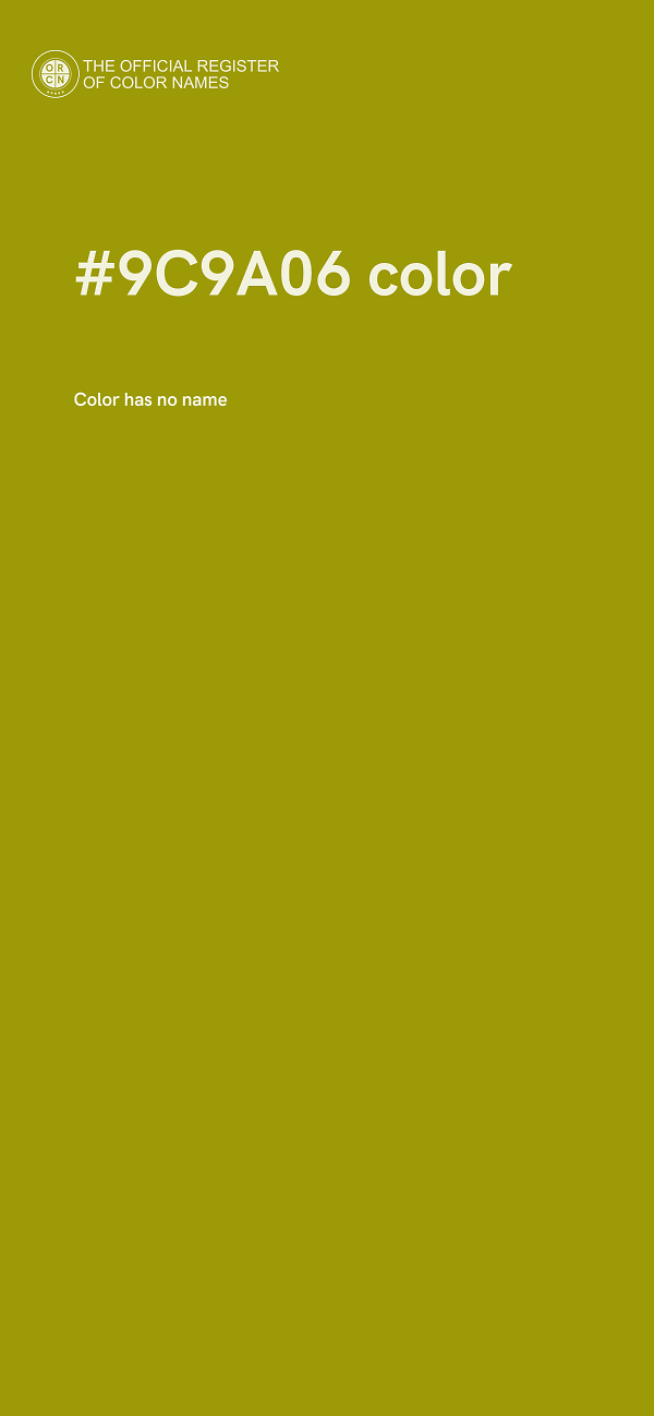 #9C9A06 color image