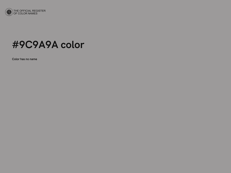 #9C9A9A color image