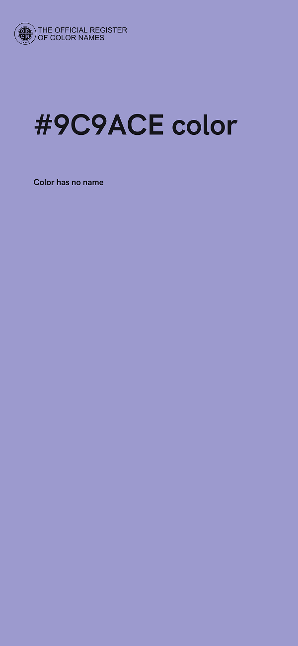 #9C9ACE color image