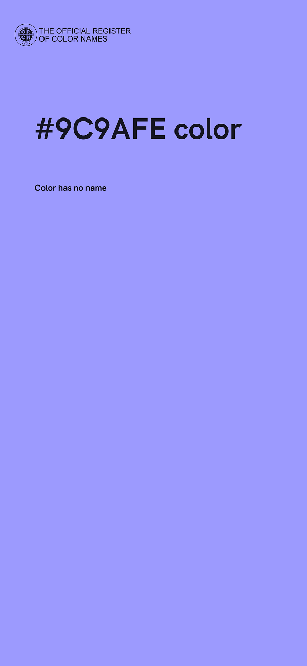 #9C9AFE color image