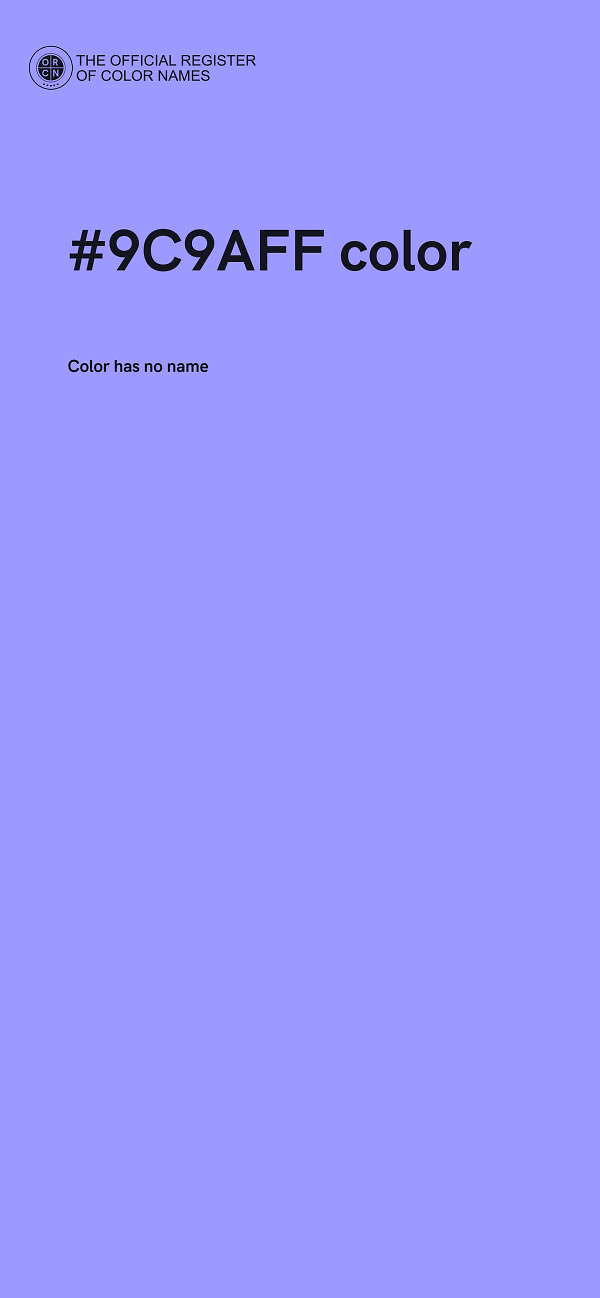 #9C9AFF color image