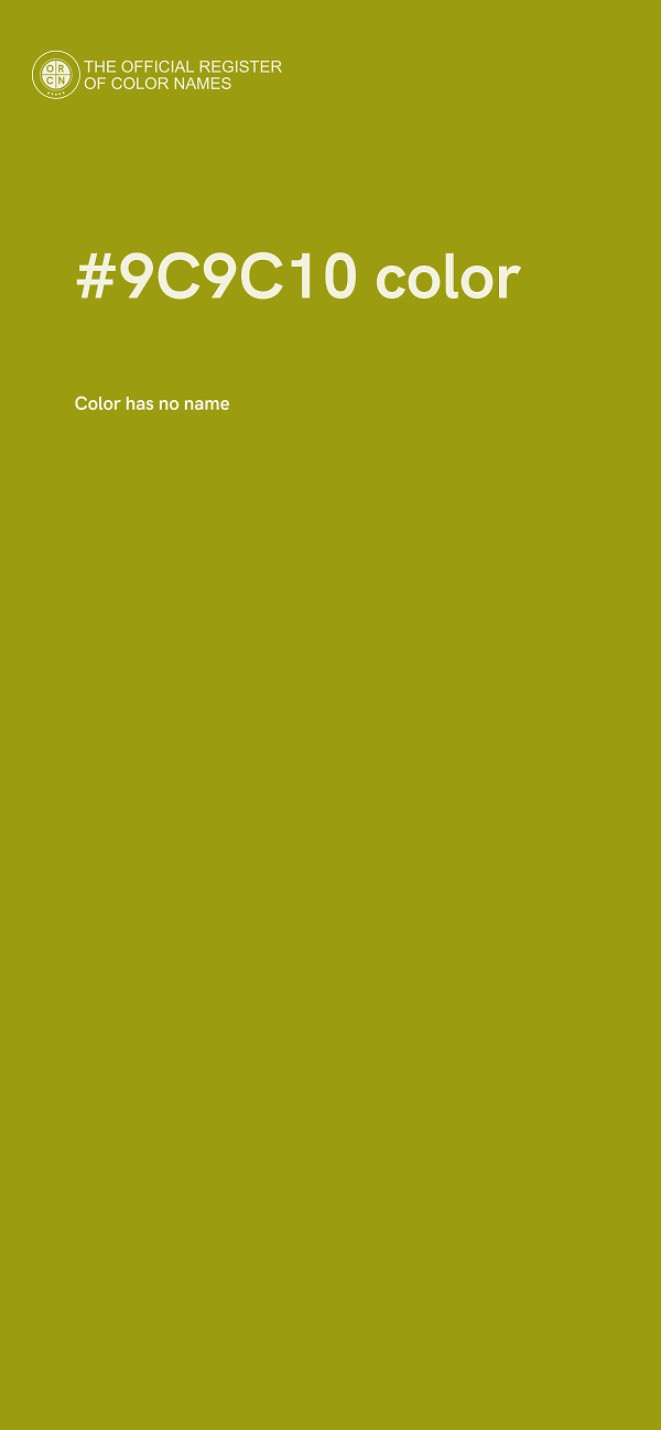 #9C9C10 color image