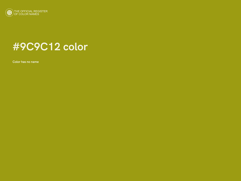 #9C9C12 color image