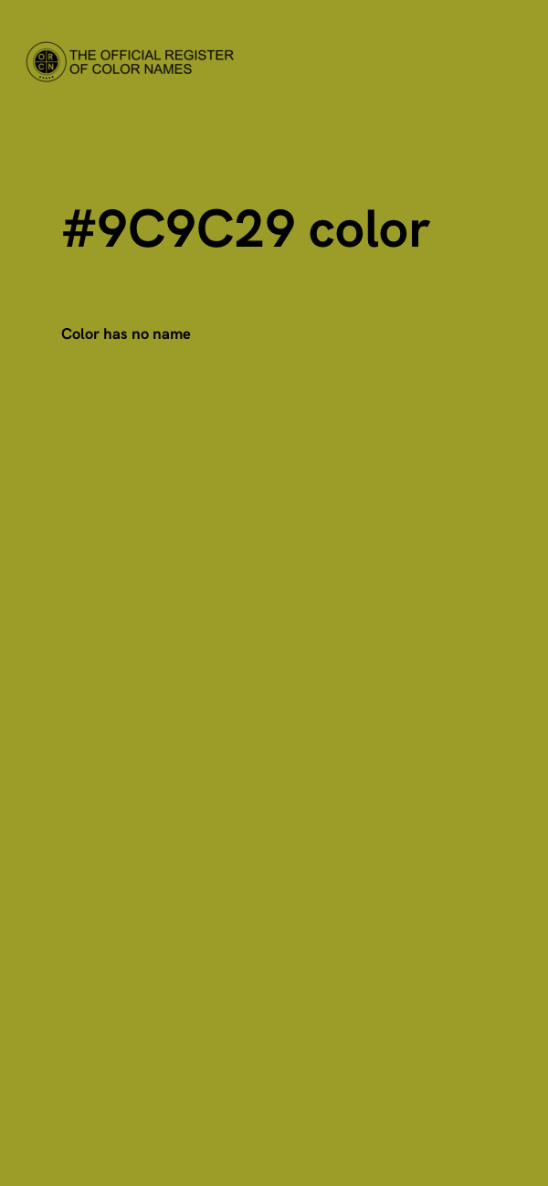 #9C9C29 color image