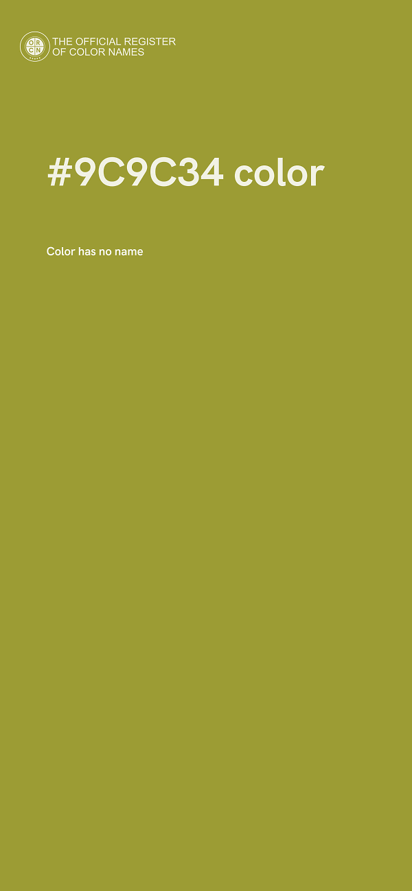 #9C9C34 color image