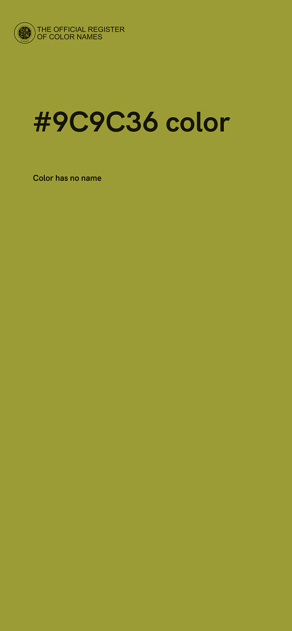 #9C9C36 color image