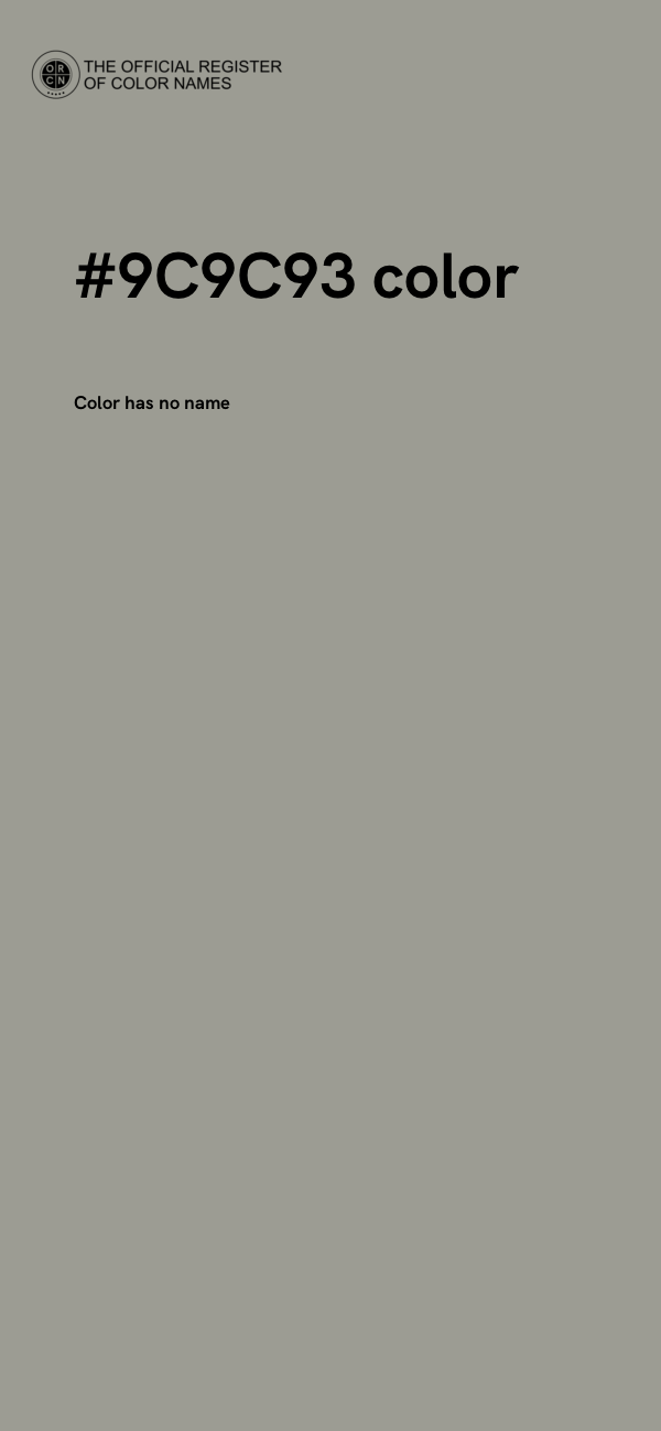 #9C9C93 color image