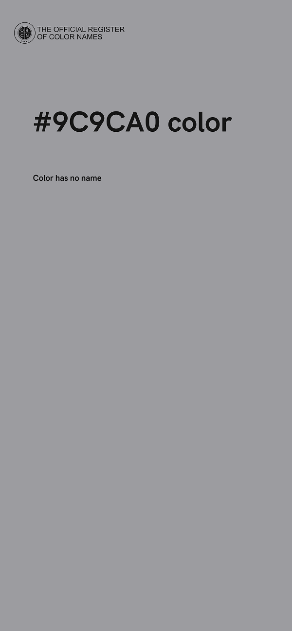 #9C9CA0 color image