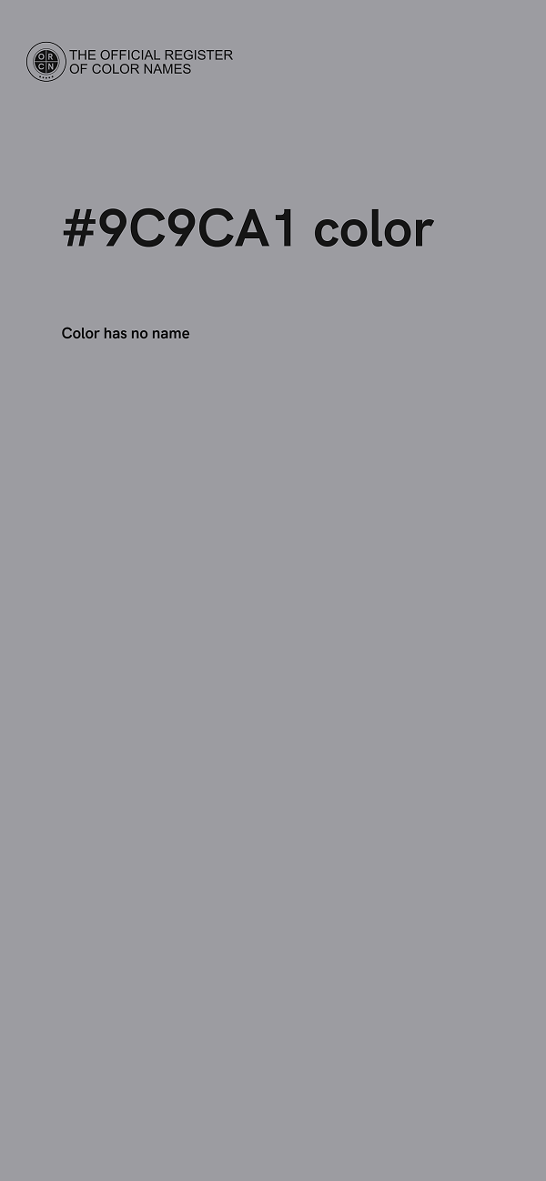 #9C9CA1 color image