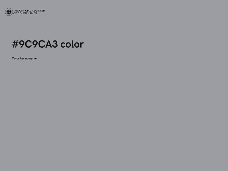 #9C9CA3 color image