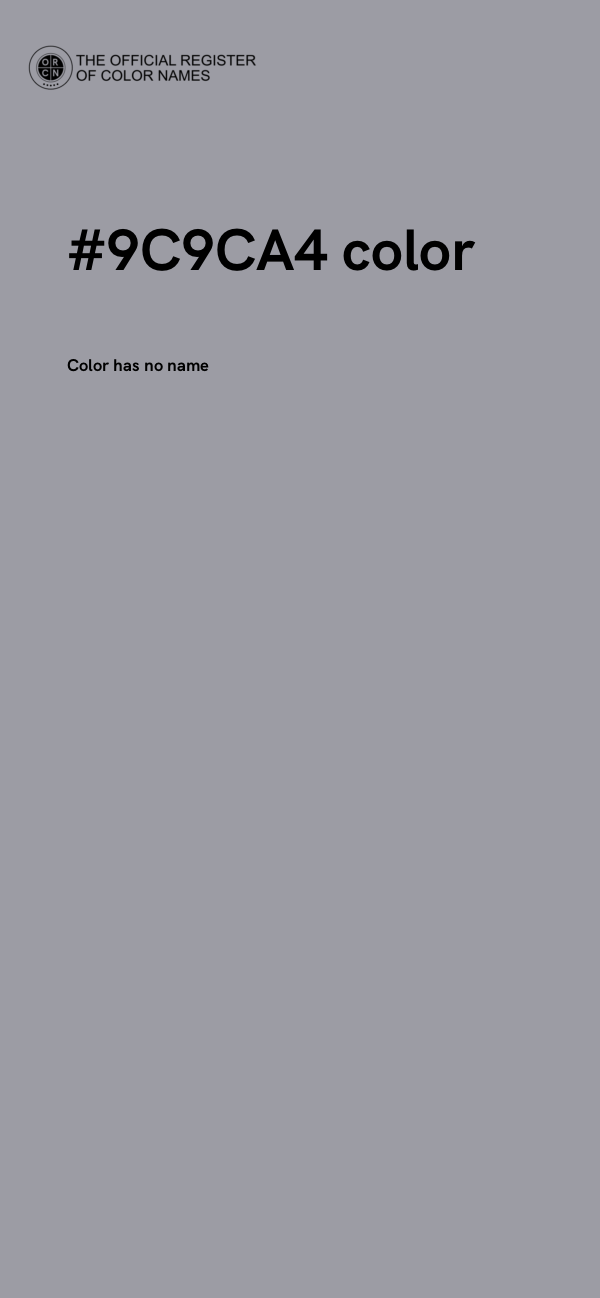#9C9CA4 color image