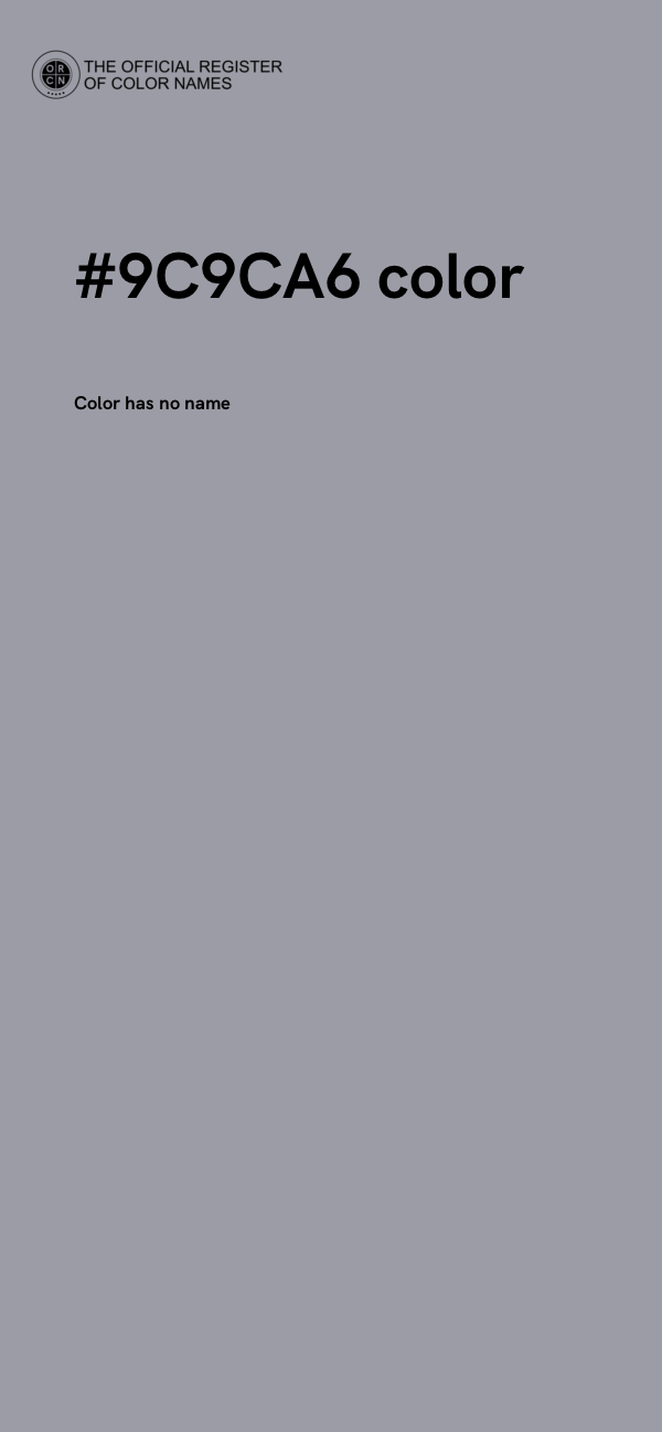#9C9CA6 color image