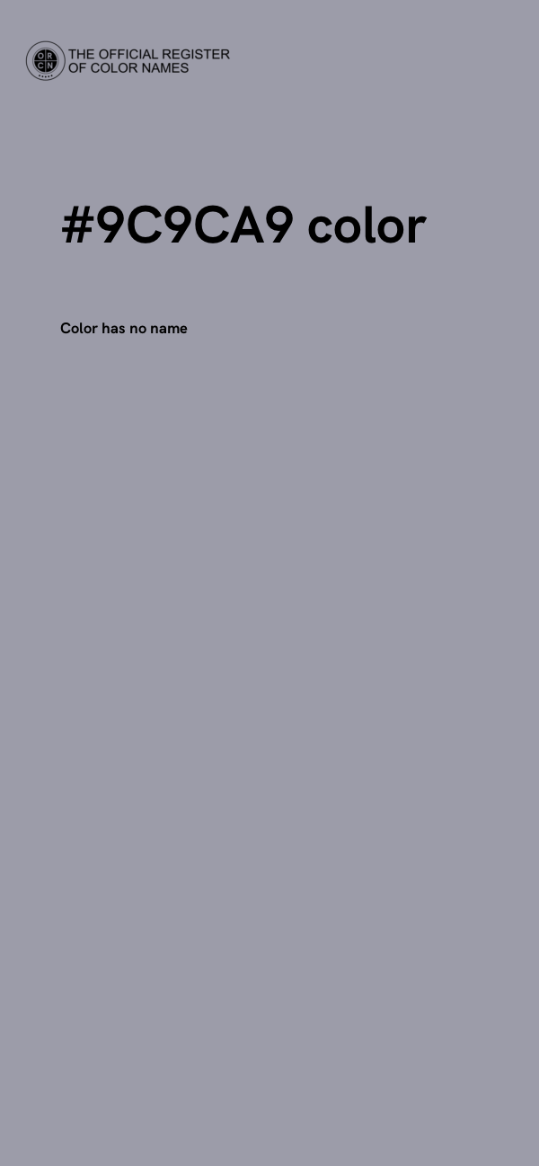 #9C9CA9 color image