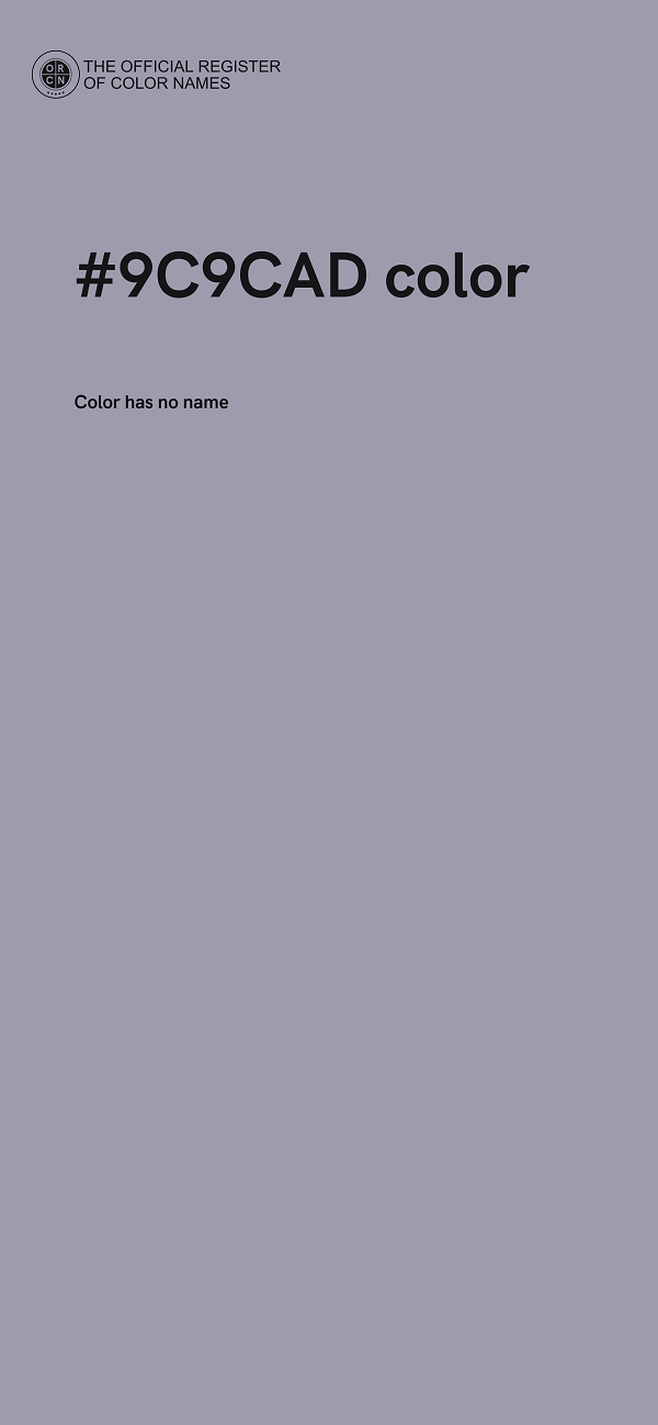 #9C9CAD color image