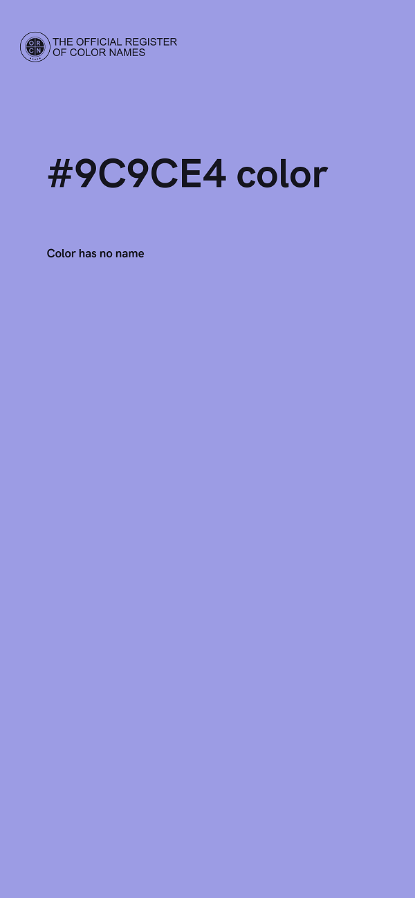 #9C9CE4 color image