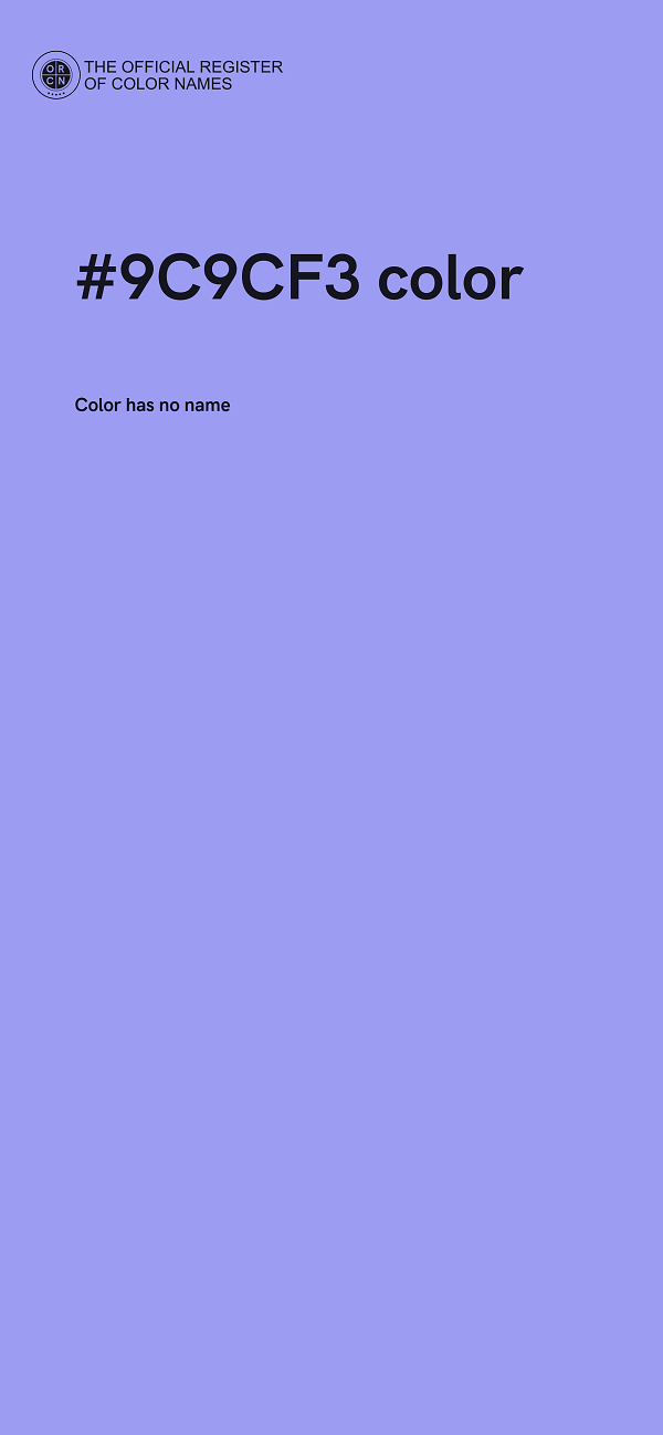 #9C9CF3 color image