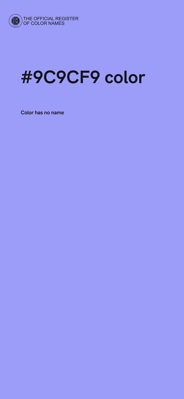#9C9CF9 color image